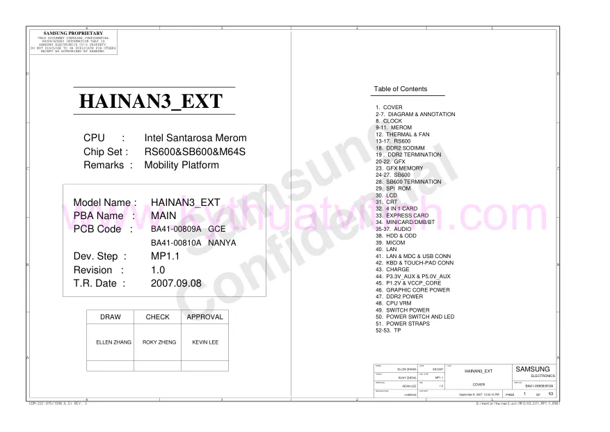 Samsung NP-R25 Plus (HAINAN3_EXT) - Схема 