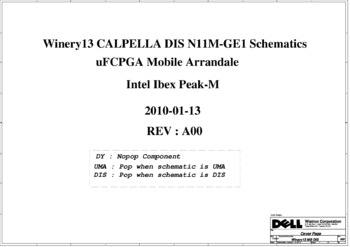 Материнская плата Wistron Winery13 Calpella Dis N11M-GE1