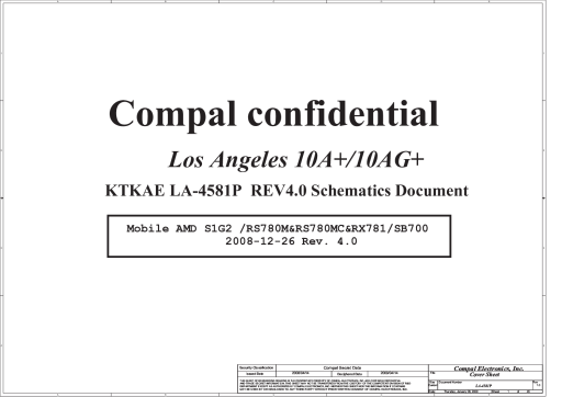 Схема к Compal LA-4581P