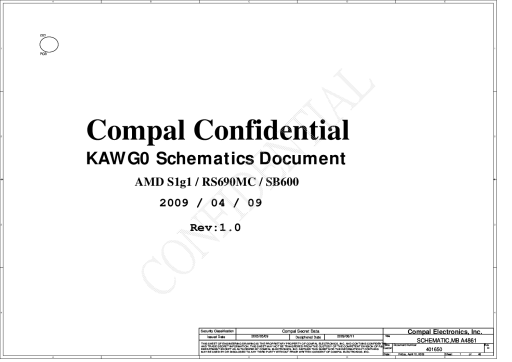 Схема к Compal LA-4861P