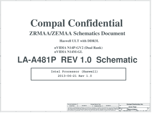 thumbnail of Схема к Compal LA-A481P r1.0