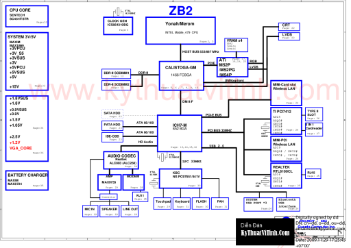 Схема к TM4220 QUANTA ZB2