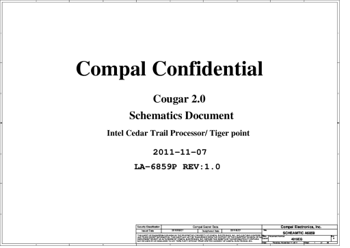 Схема к Compal LA-6859P