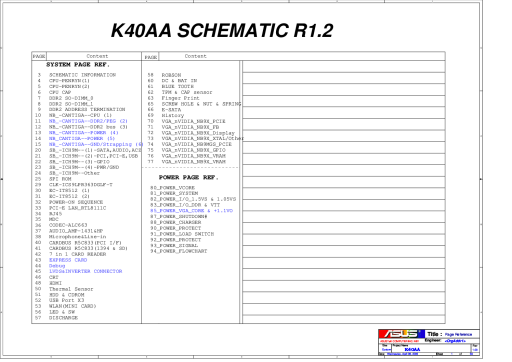 Схема к ASUS K40AA AB