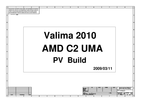 thumbnail of Схема к inventec valima 2010 amd c2 uma vv10au2 6050a2346901 rev.a01 — hp-compaq-625 cq325 cq326
