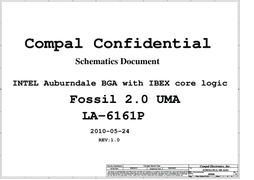 thumbnail of Схема к Compal LA-6161P