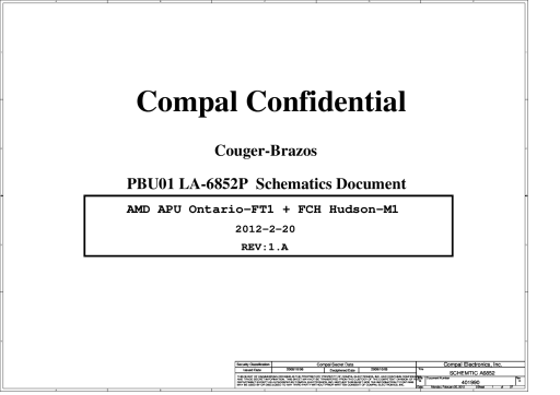 Схема к Compal LA-6852P