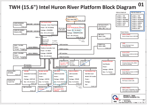 thumbnail of Схема к ShenZhou Elegant A560P Quanta TWH(15.6) Intel Huron River RevA