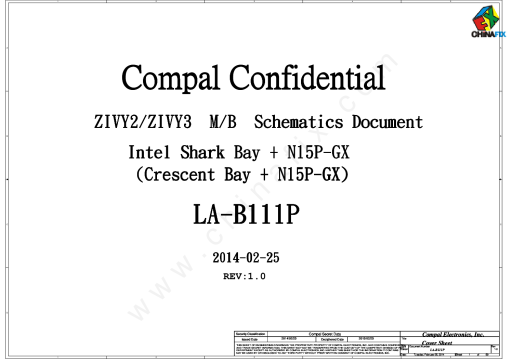 Схема к Compal LA-B111P