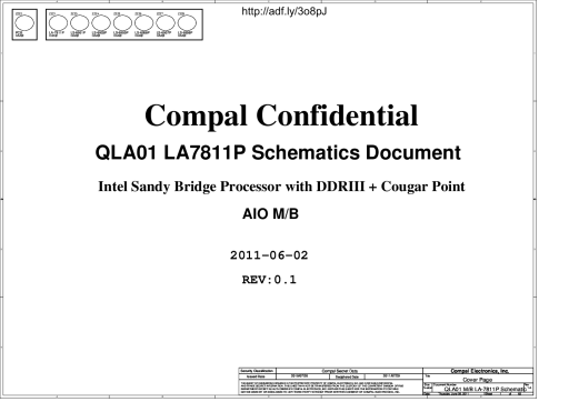 Схема к Compal LA-7811P